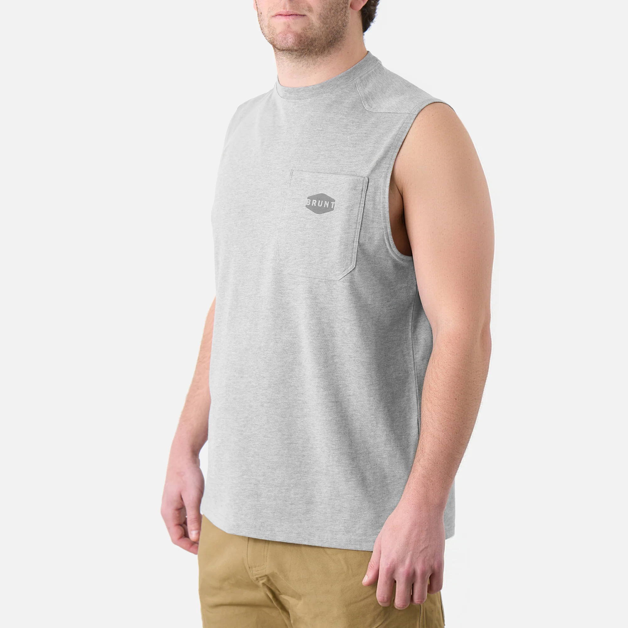 The Martin Sleeveless Pocket Tee - Image 10