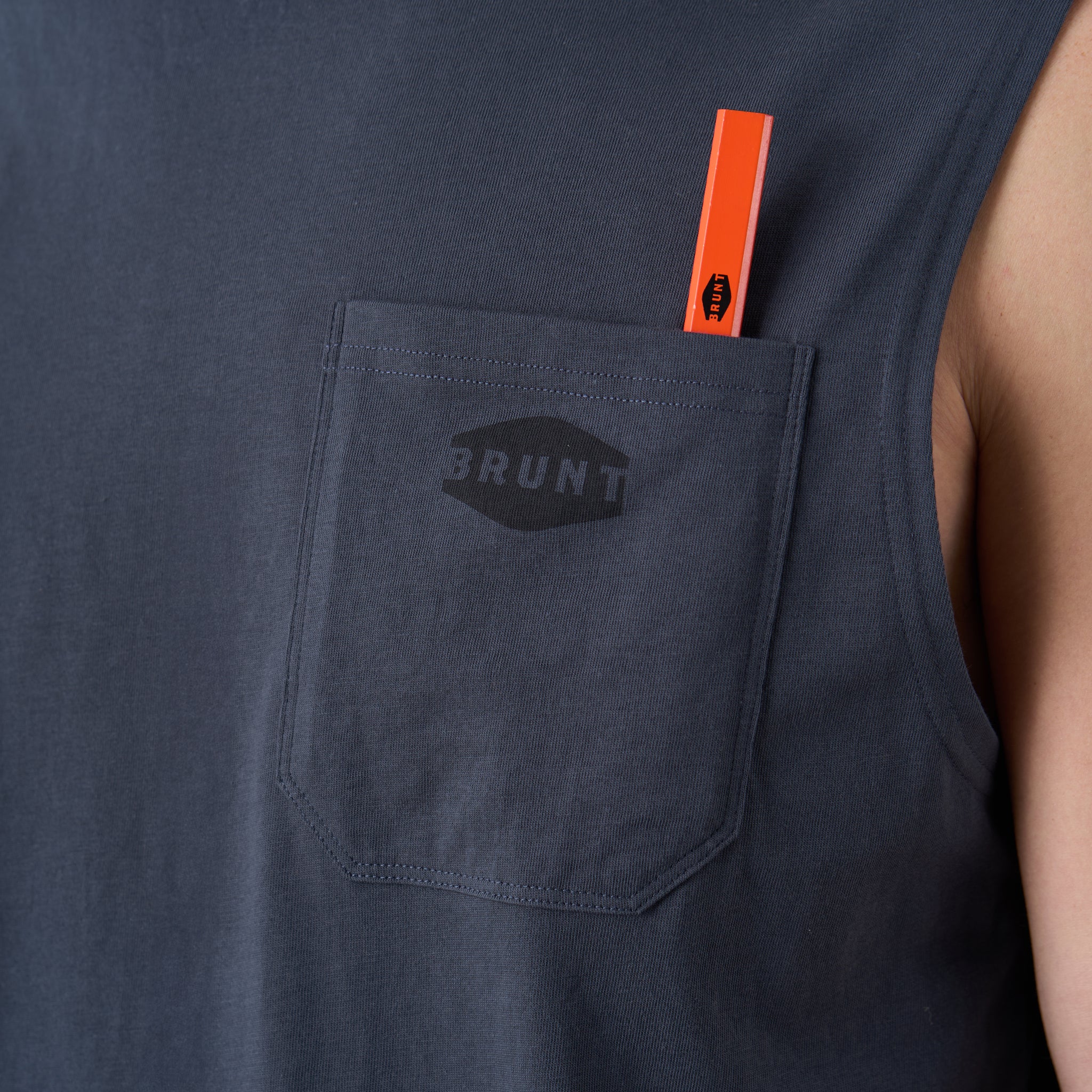 The Martin Sleeveless Pocket Tee - Image 14