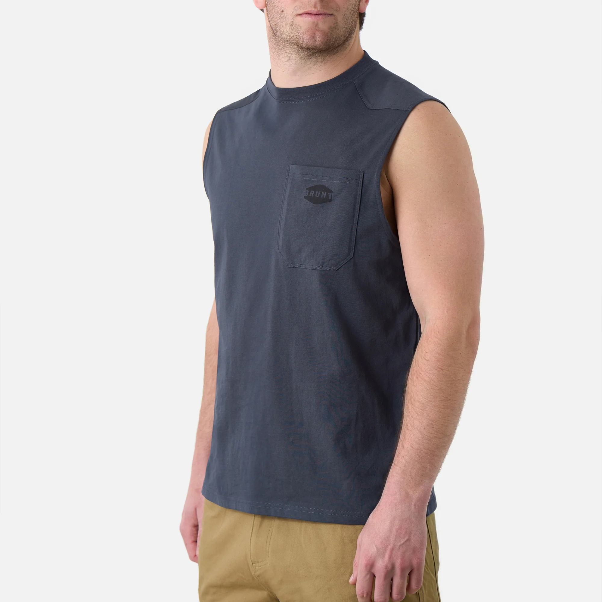 The Martin Sleeveless Pocket Tee - Image 15