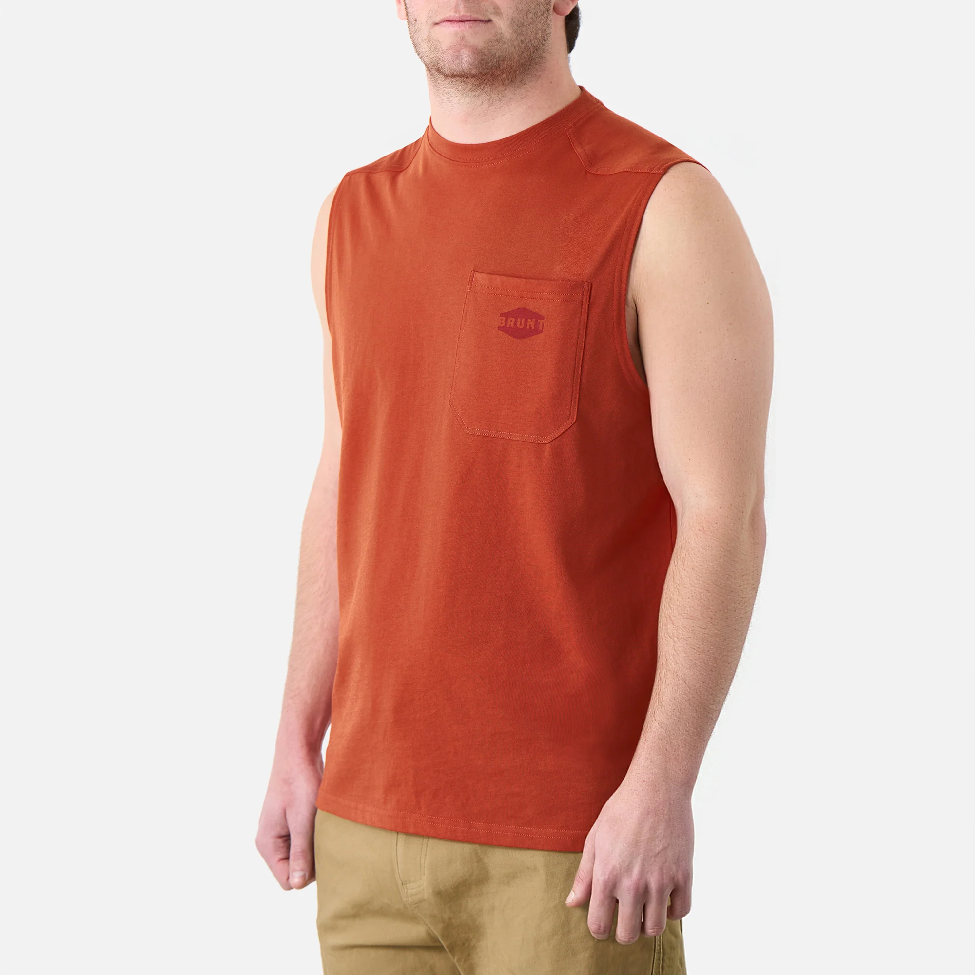 The Martin Sleeveless Pocket Tee - Image 3