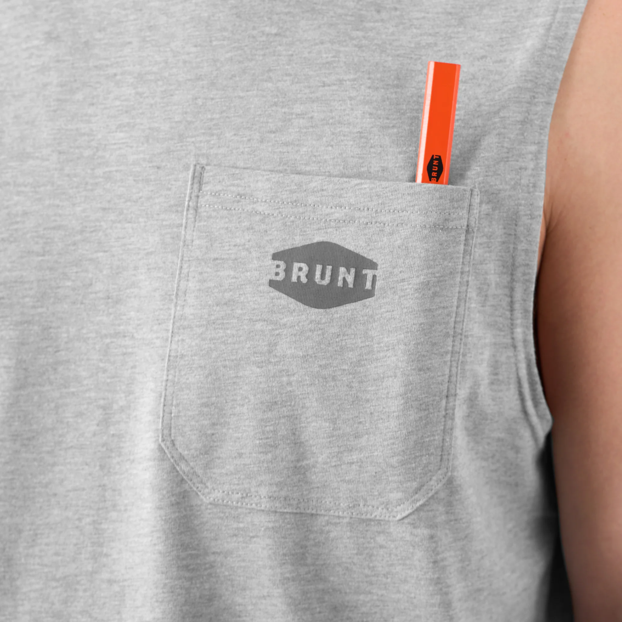 The Martin Sleeveless Pocket Tee - Image 9